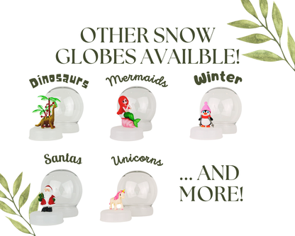 Woodland DIY Shatterproof Snow Globe Craft Kit