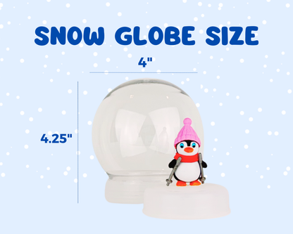 Winter Wonderland DIY Shatterproof Snow Globe Craft Kit