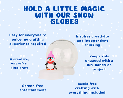 Winter Wonderland DIY Shatterproof Snow Globe Craft Kit