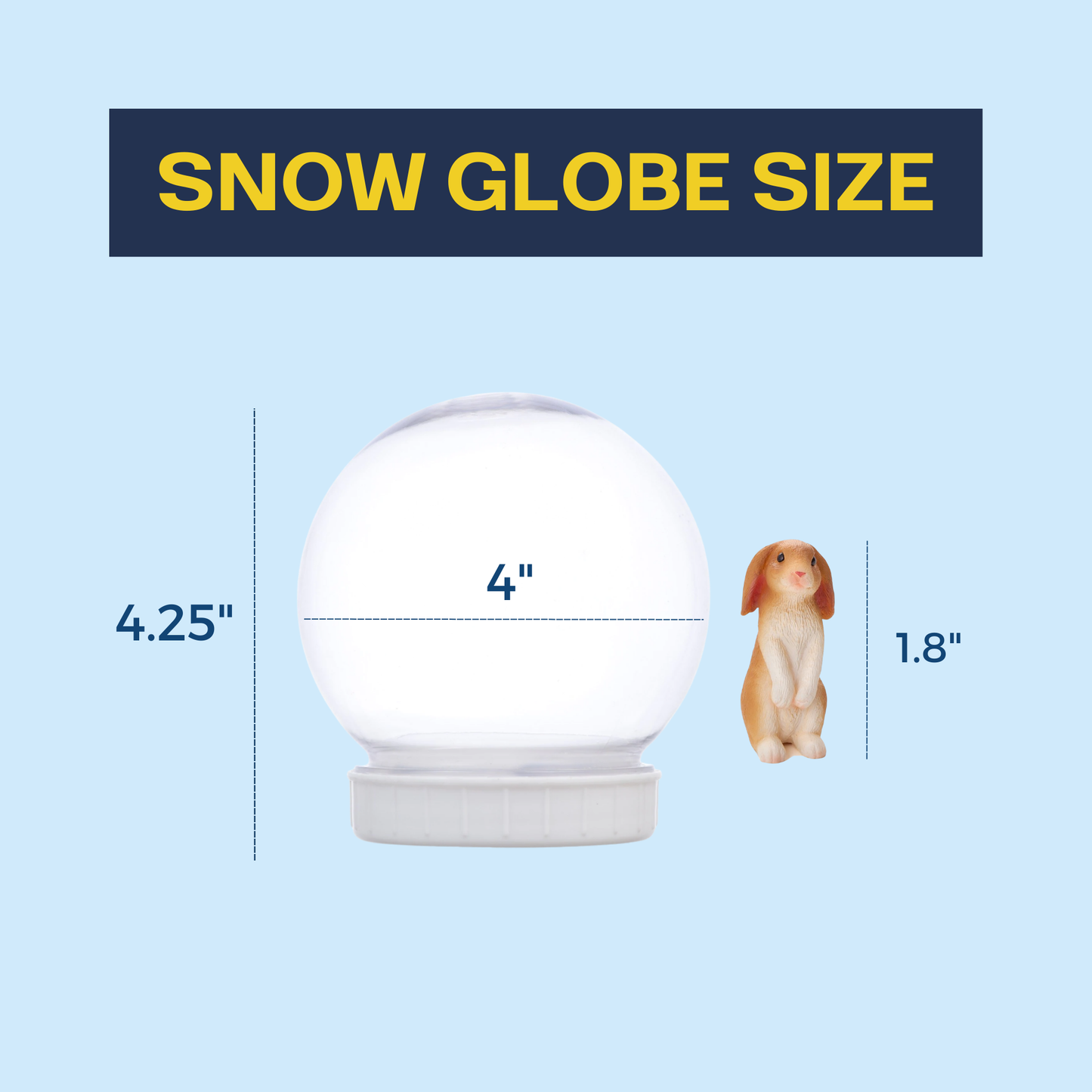 Bunny Snow Globe Craft Kit – A Magical Easter Surprise!