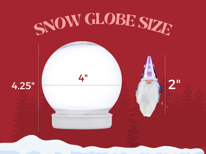 Winter Gnome Shatterproof Snow Globe