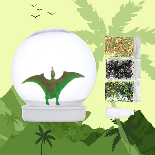 Shatterproof Pteranodon Dinosaur Snow Globe Craft Kit