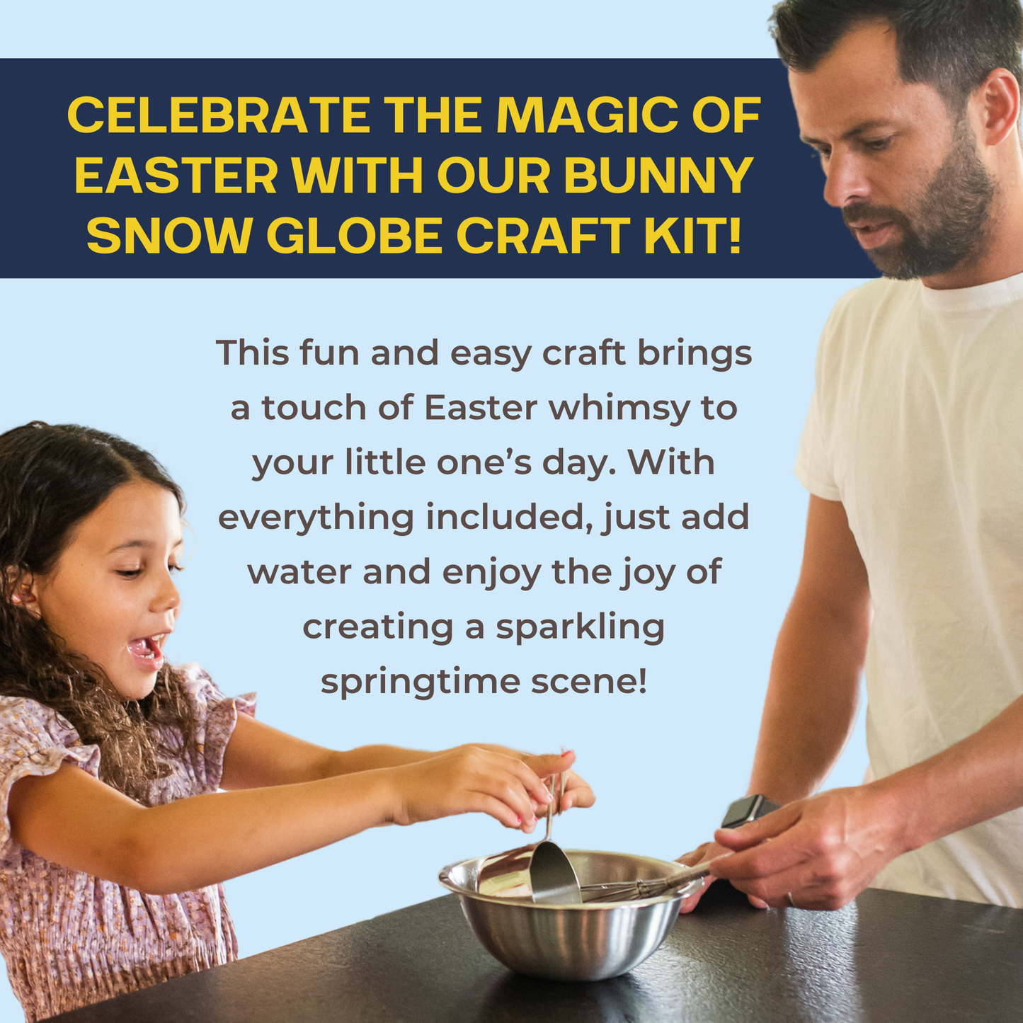 Bunny Snow Globe Craft Kit – A Magical Easter Surprise!