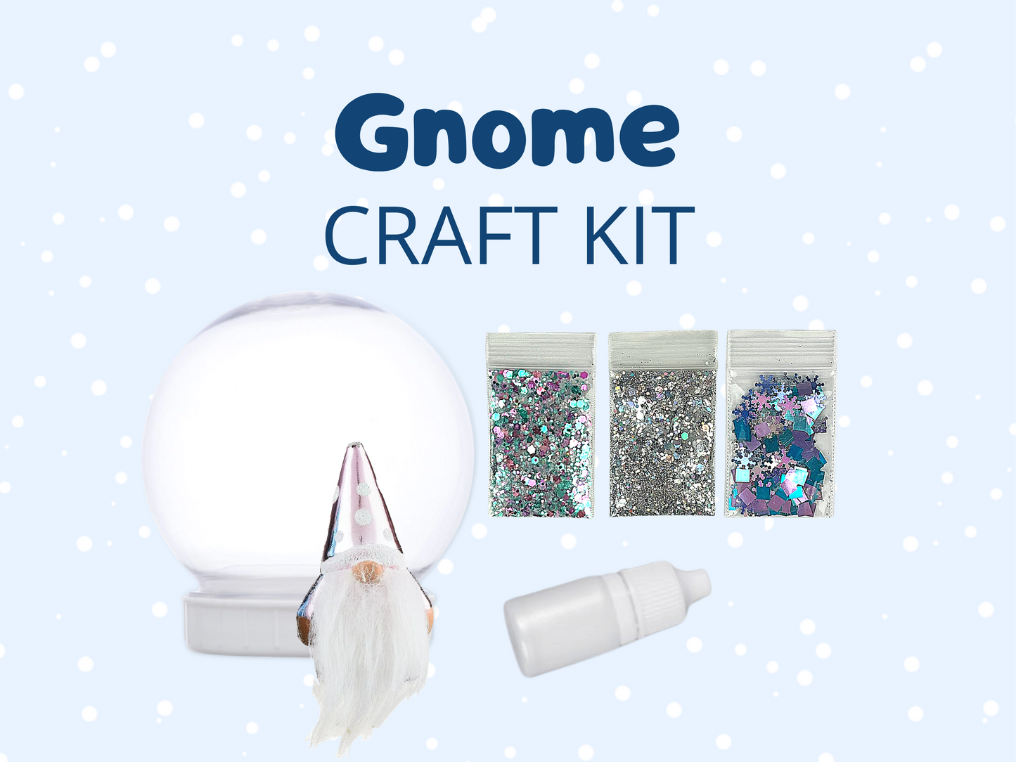 Winter Gnome Shatterproof Snow Globe