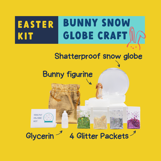 Bunny Snow Globe Craft Kit – A Magical Easter Surprise!